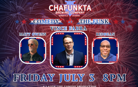 Comedy At The 'Funk featuring Vince Fabra, Matt Owens, and RedBean