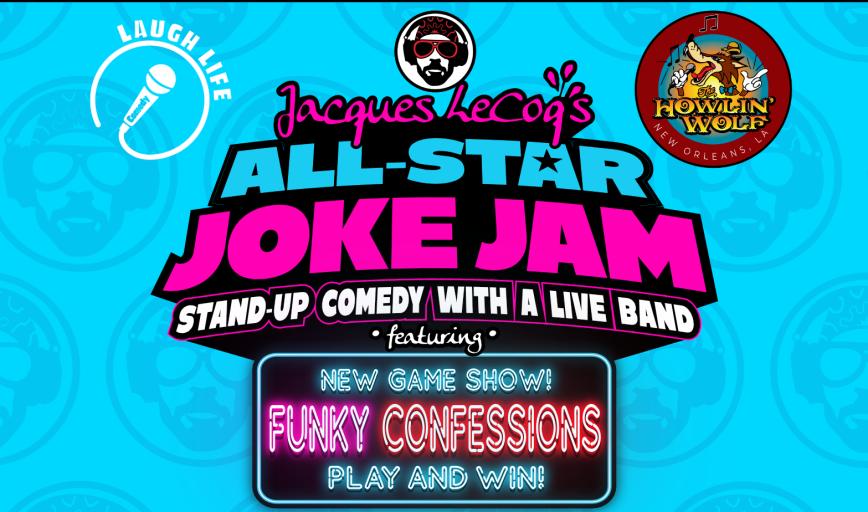Funky Confessions: A Stand-Up Comedy Game Show with Live Band